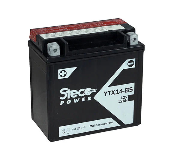 BATTERIE MOTO - STECO - YTX14BS - 12V - 12AH