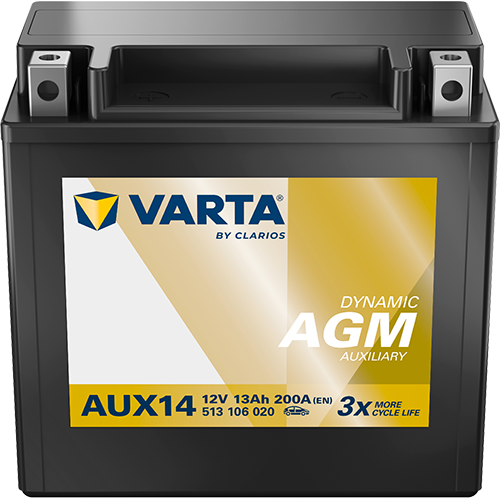 BATTERIE VARTA DYNAMIC AUX 13AH 200A