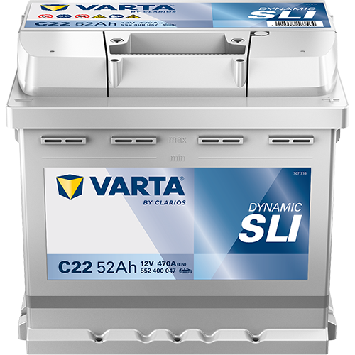 BATTERIE VARTA DYNAMIC SLI 52AH 470A
