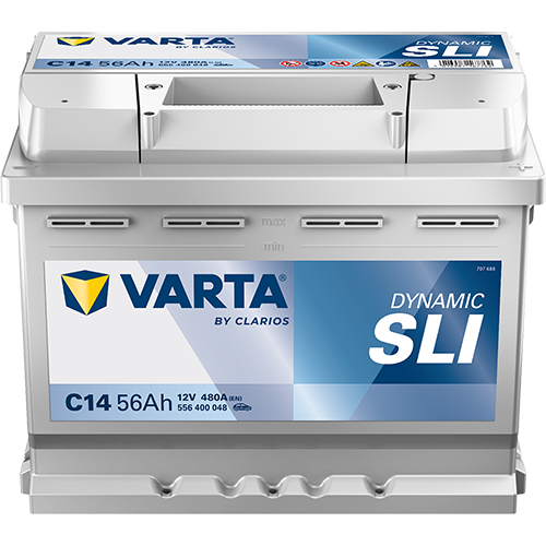 BATTERIE VARTA DYNAMIC SLI 56AH 480A