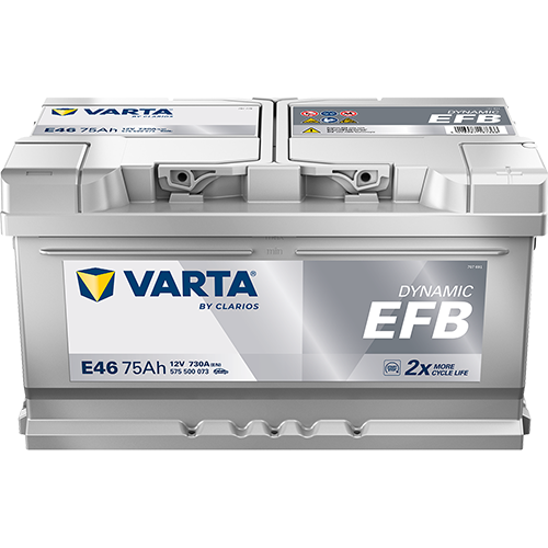 BATTERIE VARTA DYNAMIC EFB 75AH 730A