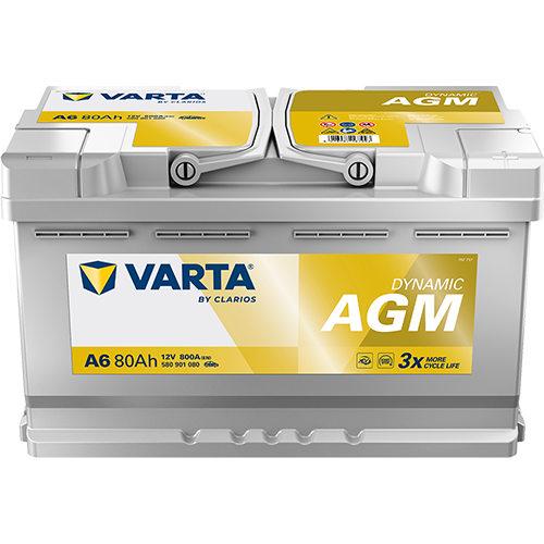 BATTERIE VARTA DYNAMIC AGM 80AH 800A