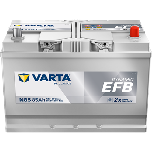 BATTERIE VARTA DYNAMIC EFB 85AH 800A