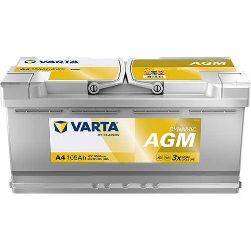 BATTERIE VARTA DYNAMIC AGM 105AH 950A