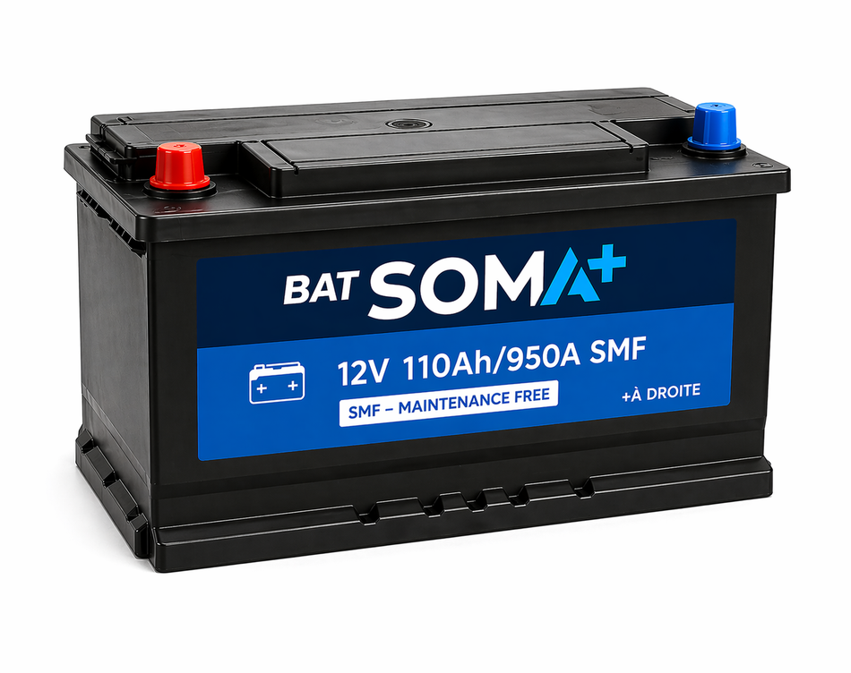 BATTERIE SOMA+ 12V 110AH/950A SMF +A DROITE