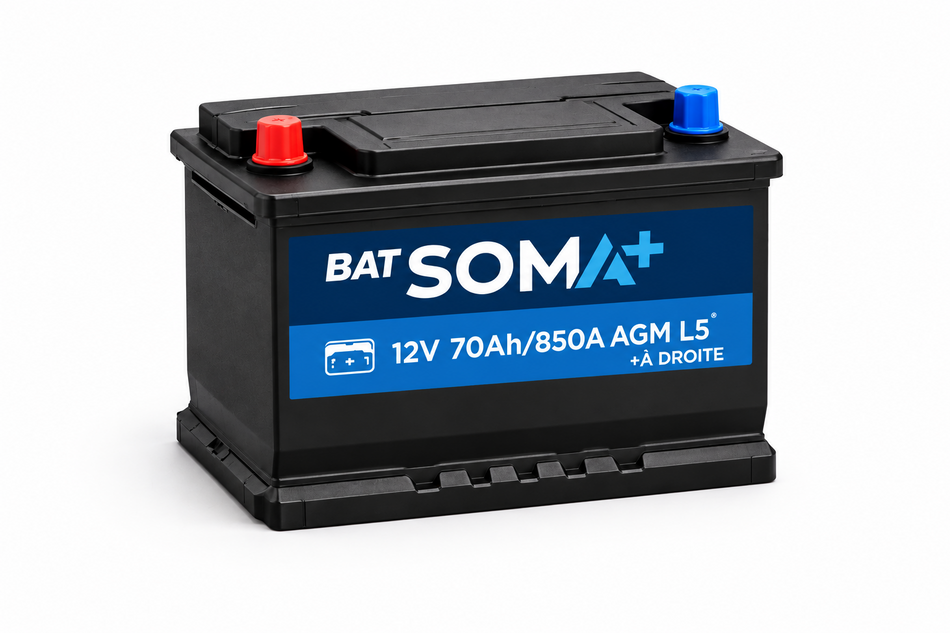 BATTERIE SOMA+ 12V 70AH/540A N50 JAP+A GAUCHE