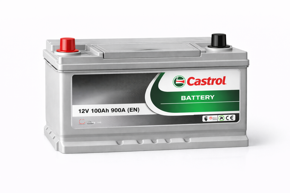 BATTERIE JAPONAISE 100AH + GAUCHE 850CCA CASTROL