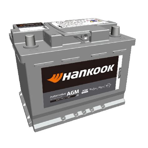 BATTERIE 60AH AGM L2 680CCA HANKOOK