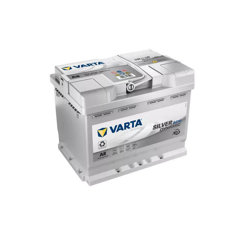BATTERIE VARTA A8 SILVER DYNAMIC AGM XEV 12V 60AH 680A