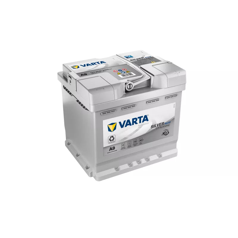 BATTERIE VARTA A9 SILVER DYNAMIC AGM XEV 12V 50AH 540A