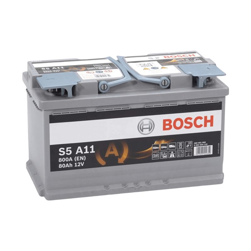 BATTERIE BOSCH 12V S5 AGM L4 80AH 800EN
