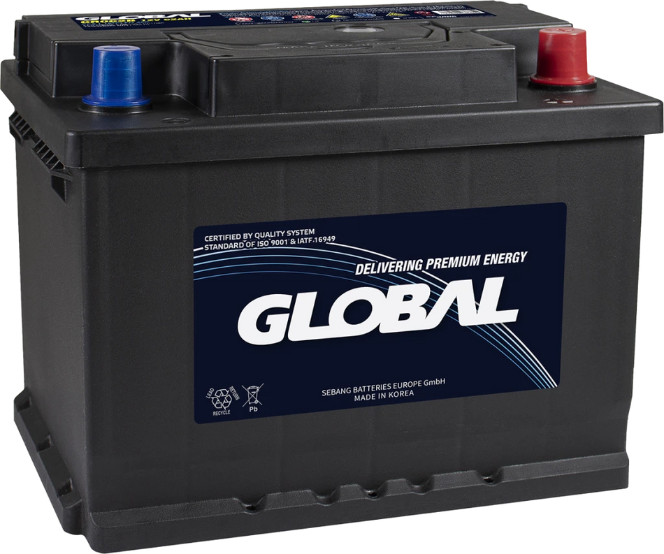BATTERIE GLOBAL 60AH +D START&STOP AGM 640A(EN) 242X175X190