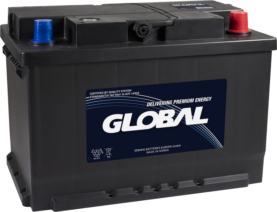 BATTERIE GLOBAL 12V 78AH +D 660A(EN) 277X175X190