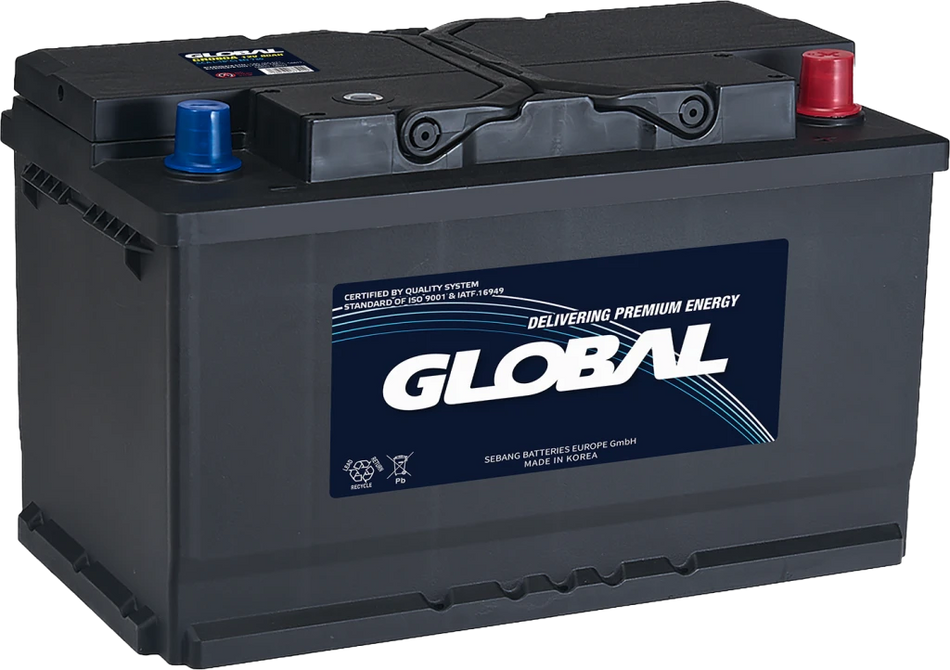BATTERIE GLOBAL 12V 80AH FORD BASSE +D 730A(EN) 315X175X175