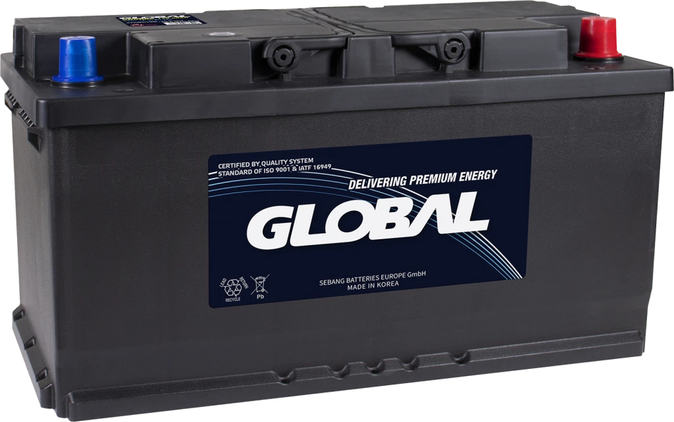BATTERIE GLOBAL 12V 100AH +D 820A(EN) 353X175X190