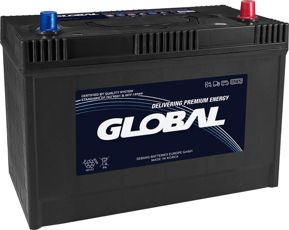 BATTERIE GLOBAL 12V 95AH +D JAP 303X173X225