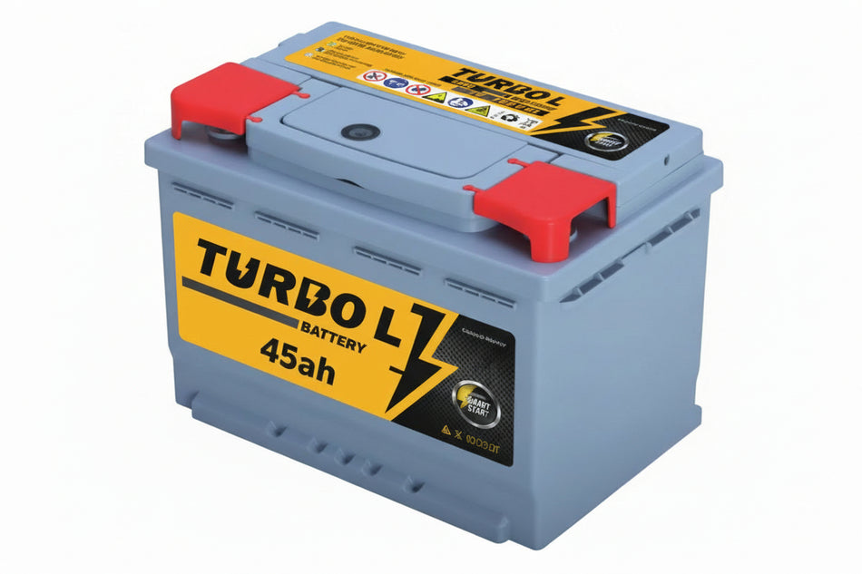 BATTERIE JAPONAISE 45AH + DROITE 360CCA B24 / NS60 TURBO + ADAPTATEURS