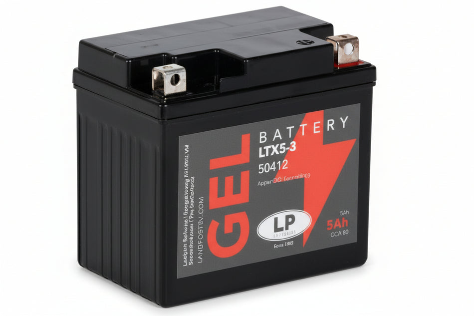 BATTERIE MOTO 5LBS LTX5-3 GEL 5AH LANDPORT