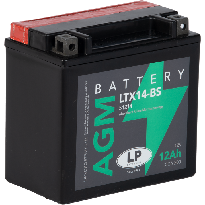 BATTERIE MOTO 14BS LTX14-BS AGM LANDPORT