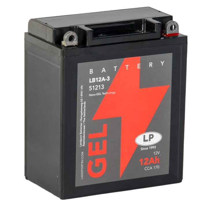 BATTERIE MOTO LB12A-3 GEL LANDPORT