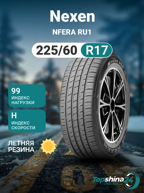 225/60R17 NEXEN 99H NFERA RU1