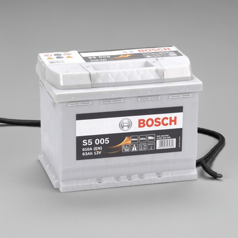 BATTERIE BOSCH S5005 12V 63AH 610A(EN) L2